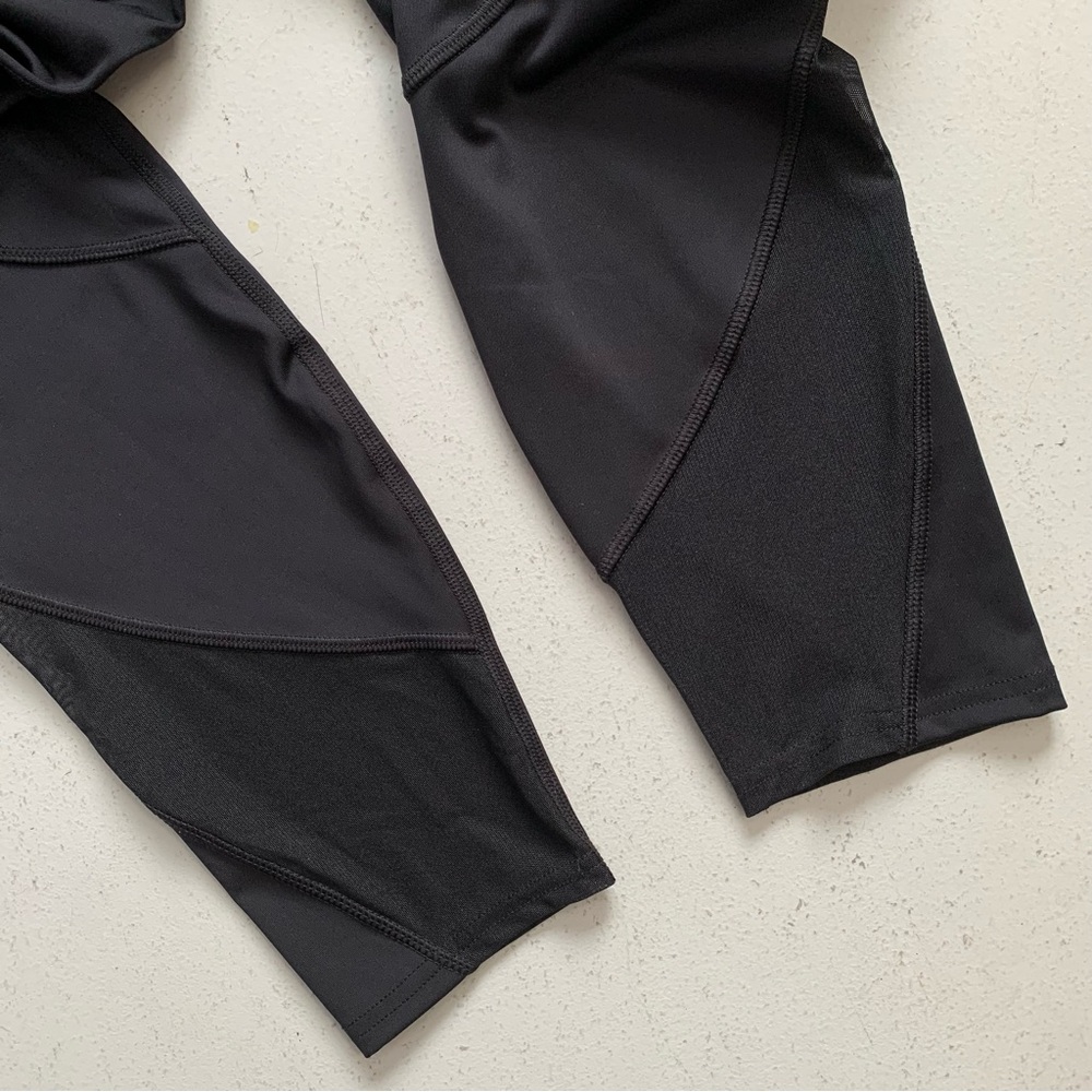 All In Motion XXL Black Sculpted Streamline Leggings Mesh Panel 7/8 Length NWT - Picture 8 of 17